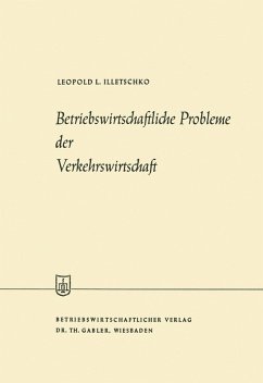 Cover Betriebswirtschaftliche Probleme der Verkehrswirtschaft (eBook, PDF)