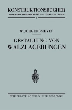 Gestaltung von Wälzlagerungen (eBook, PDF) - Jürgensmeyer, Wilhelm