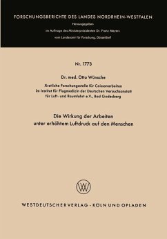 Cover Die Wirkung der Arbeiten unter erhöhtem Luftdruck auf den Menschen (eBook, PDF)