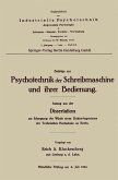 Beiträge zur Psychotechnik der Schreibmaschine und ihrer Bedienung (eBook, PDF)