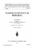 Werkstoff-Prüfung im Bergbau (eBook, PDF)