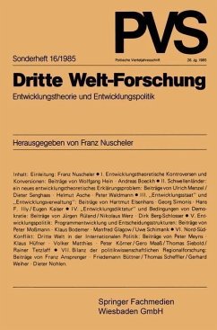 Dritte Welt-Forschung (eBook, PDF) - Nuscheler, Franz