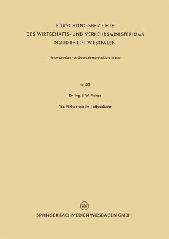 Die Sicherheit im Luftverkehr (eBook, PDF) - Pleines, Ernst Wilhelm