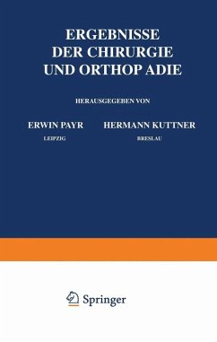 Cover Ergebnisse der Chirurgie und Orthopädie (eBook, PDF)