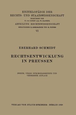 Rechtsentwicklung in Preussen (eBook, PDF) - Schmidt, Eberhard