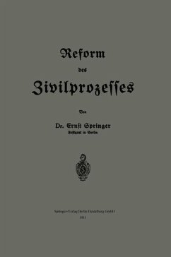Cover Reform des Zivilprozesses (eBook, PDF)