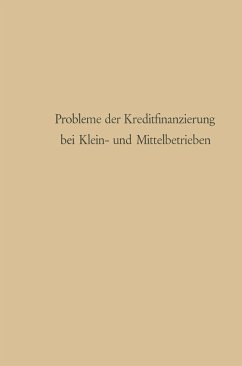 Cover Probleme der Kreditfinanzierung bei Klein- und Mittelbetrieben (eBook, PDF)