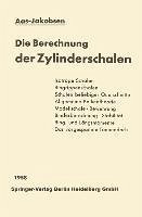 Cover Die Berechnung der Zylinderschalen (eBook, PDF)