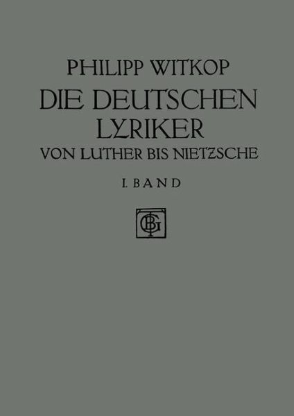 Die Deutschen Lyriker (eBook, PDF) Die Deutschen Lyriker (eBook, PDF)