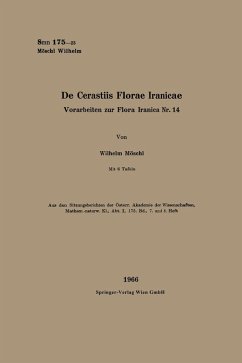 Cover De Cerastiis Florae Iranicae (eBook, PDF)
