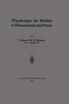 Wandlungen der Medizin in Wissenschaft und Praxis (eBook, PDF) - Quincke, Heinrich