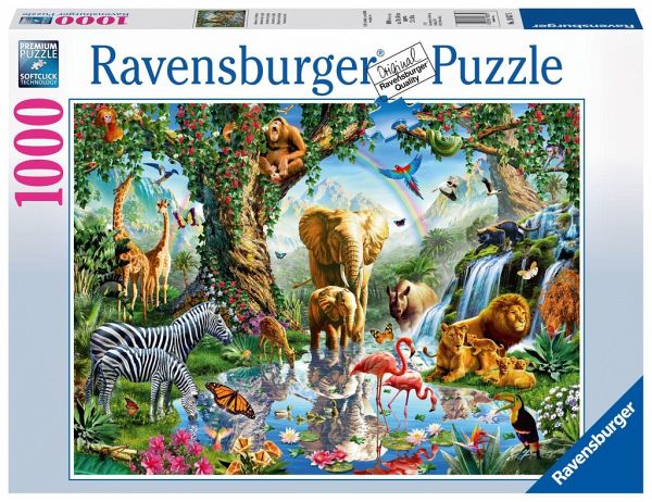 Ravensburger 19837 - Abenteuer im Dschungel, Puzzle, 1000 Teile - Bei  bücher.de immer portofrei