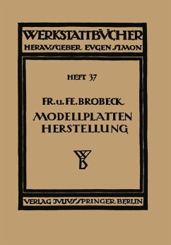 Cover Modell- und Modellplattenherstellung für die Maschinenformerei (eBook, PDF)