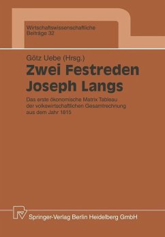 Cover Zwei Festreden Joseph Langs (eBook, PDF)