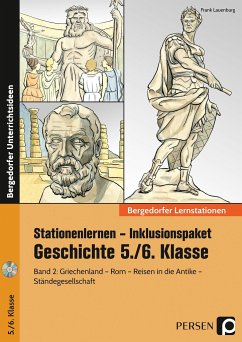 Stationenlernen Geschichte 5/6 Band 2 - inklusiv - Lauenburg, Frank