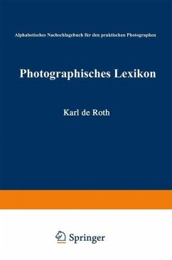 Photographisches Lexikon (eBook, PDF) - Roth, Karl De