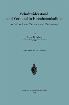 Cover Schubwiderstand und Verbund in Eisenbetonbalken auf Grund von Versuch und Erfahrung (eBook, PDF)