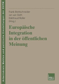 Europäische Integration in der öffentlichen Meinung (eBook, PDF)