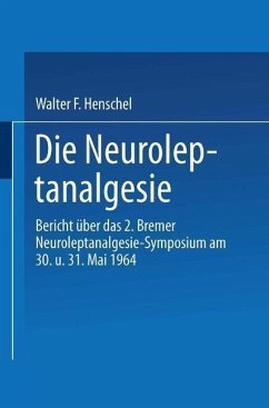 Die Neuroleptanalgesie (eBook, PDF) - Loparo, Kenneth A.