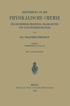 Cover Einführung in die Physikalische Chemie für Biochemiker, Mediziner, Pharmazeuten und Naturwissenschaftler (eBook, PDF)