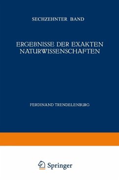 Cover Ergebnisse der Exakten Naturwissenschaften (eBook, PDF)