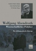 Wolfgang Abendroth Wissenschaftlicher Politiker (eBook, PDF)