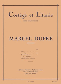 Cover Cortege et litanie pour grande orgue