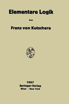 Elementare Logik (eBook, PDF) - Kutschera, Franz V.