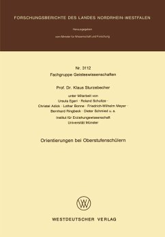 Cover Orientierungen bei Oberstufenschülern (eBook, PDF)
