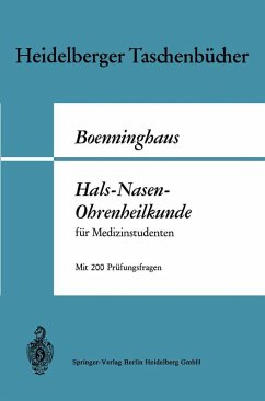 Hals-Nasen-Ohrenheilkunde für Medizinstudenten (eBook, PDF) - Boenninghaus, Hans-G.