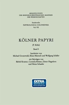 Cover Kölner Papyri (P. Köln) (eBook, PDF)