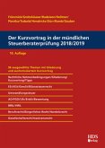 Der Kurzvortrag in der mündlichen Steuerberaterprüfung 2018/2019