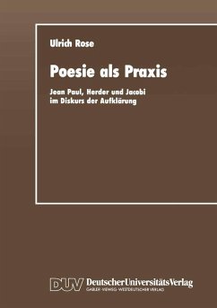 Poesie als Praxis (eBook, PDF) - Rose, Ulrich