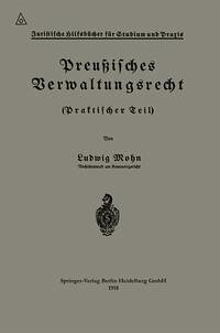 Preußisches Verwaltungsrecht (eBook, PDF) - Mohn, Ludwig