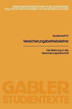 Cover Die Werbung in der Versicherungswirtschaft (eBook, PDF)