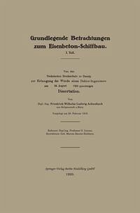 Cover Grundlegende Betrachtungen zum Eisenbeton-Schiffbau (eBook, PDF)