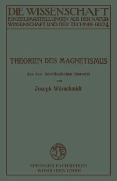 Theorien des Magnetismus (eBook, PDF) - Würschmidt, Joseph