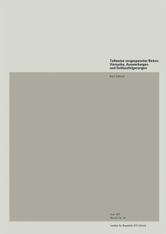 Teilweise vorgespannter Beton: Versuche, Auswertungen und Schlussfolgerungen (eBook, PDF) - Caflisch, R.