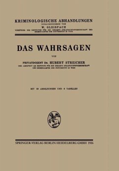 Das Wahrsagen (eBook, PDF) - Streicher, Hubert -J.