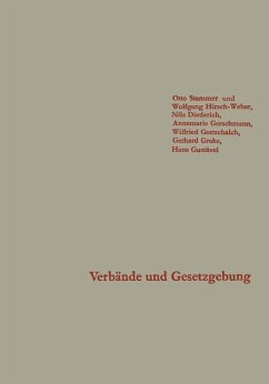 Cover Verbände und Gesetzgebung (eBook, PDF)