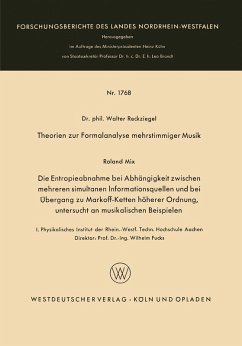 Theorien zur Formalanalyse mehrstimmiger Musik (eBook, PDF) - Reckziegel, Walter