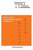 Computational Analysis of Mandarin (eBook, PDF)