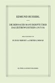 Die Bernauer Manuskripte Über das Zeitbewusstsein (1917/18) (eBook, PDF)