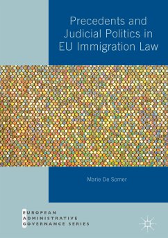 Precedents and Judicial Politics in EU Immigration Law (eBook, PDF) - De Somer, Marie