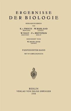 Ergebnisse der Biologie (eBook, PDF) - Frisch, K. V.; Goldschmidt, R.; Ruhland, W.; Winterstein, H.