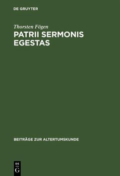 Patrii sermonis egestas (eBook, PDF) - Fögen, Thorsten