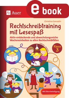 Rechtschreibtraining mit Lesespaß - Klasse 3 (eBook, PDF) - Conradin, Christina