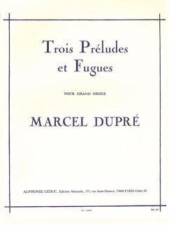 Cover 3 préludes et fugues op.7 pour orgue