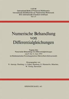 Numerische Behandlung von Differentialgleichungen (eBook, PDF) - Ansorge, R.; Collatz, L.; Hämmerlin, G.; Törnig, W.