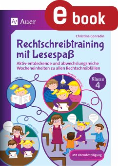 Rechtschreibtraining mit Lesespaß - Klasse 4 (eBook, PDF) - Conradin, Christina